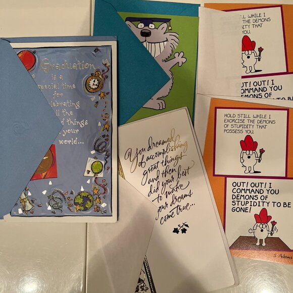 Graduation Cards (Lot of 5 Cards)‎ (2 from Dilbert) - Picture 1 of 14